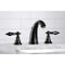 Kingston Brass KB980AKL Duchess Widespread Bathroom Faucet W/Plastic Pop-Up, Matte Blk KB980AKL - alternate 4